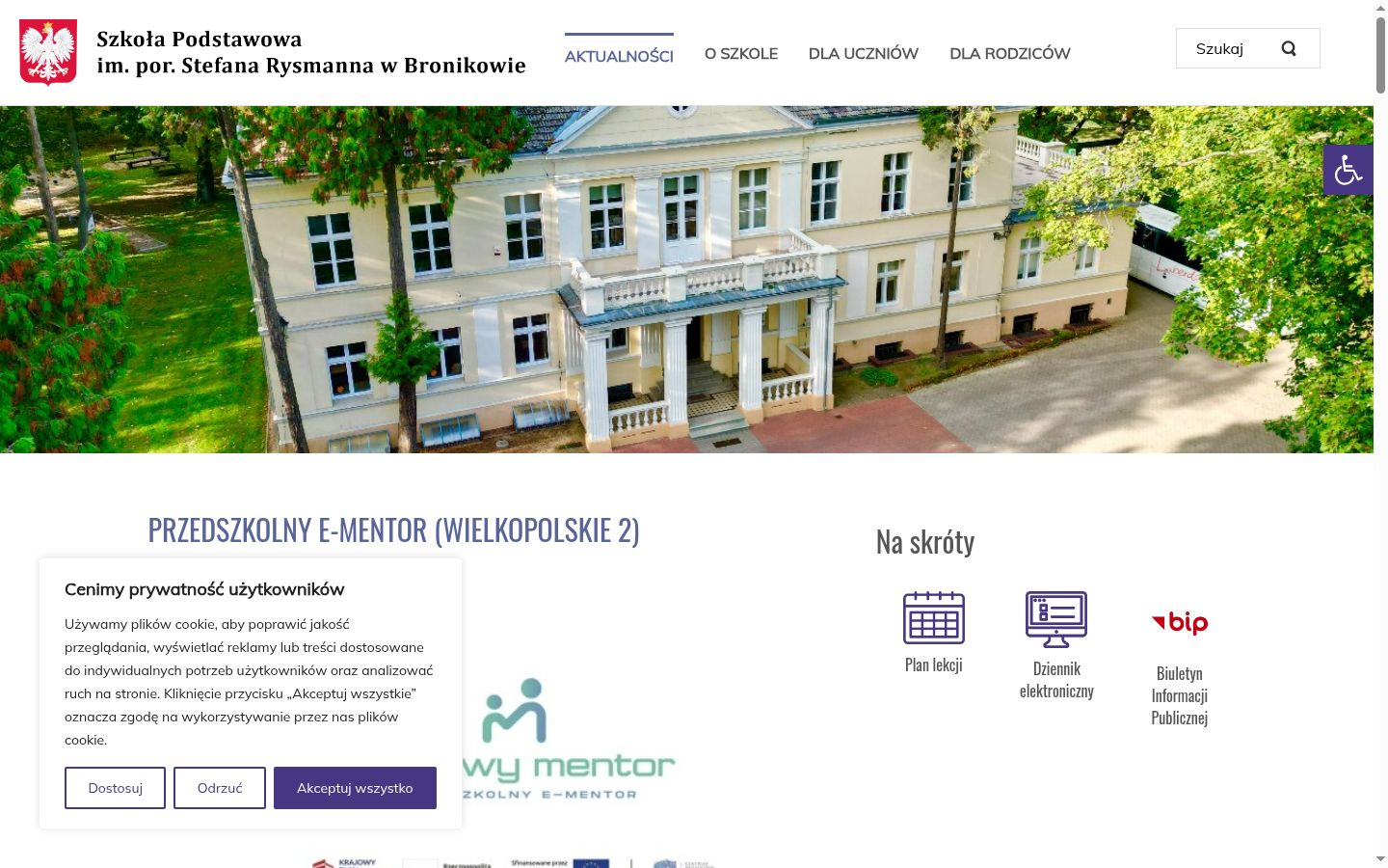 Snímka obrazovky banera súhlasu zobrazeného pred akoukoľvek interakciou
