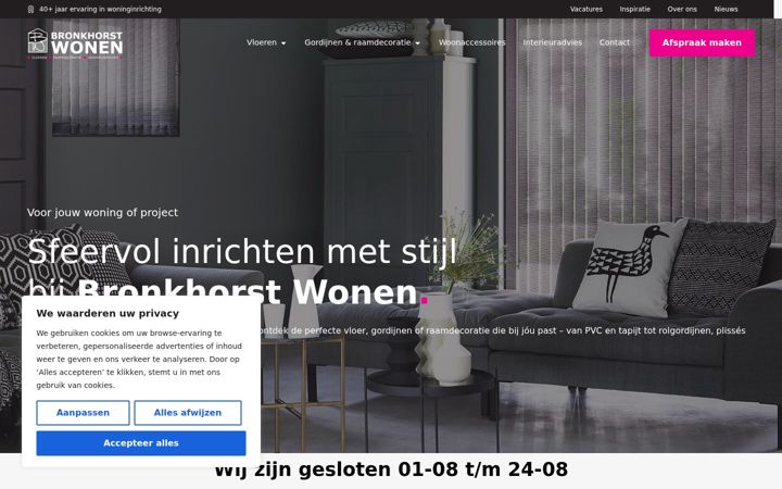 Zrzut ekranu bronkhorstwonen.nl