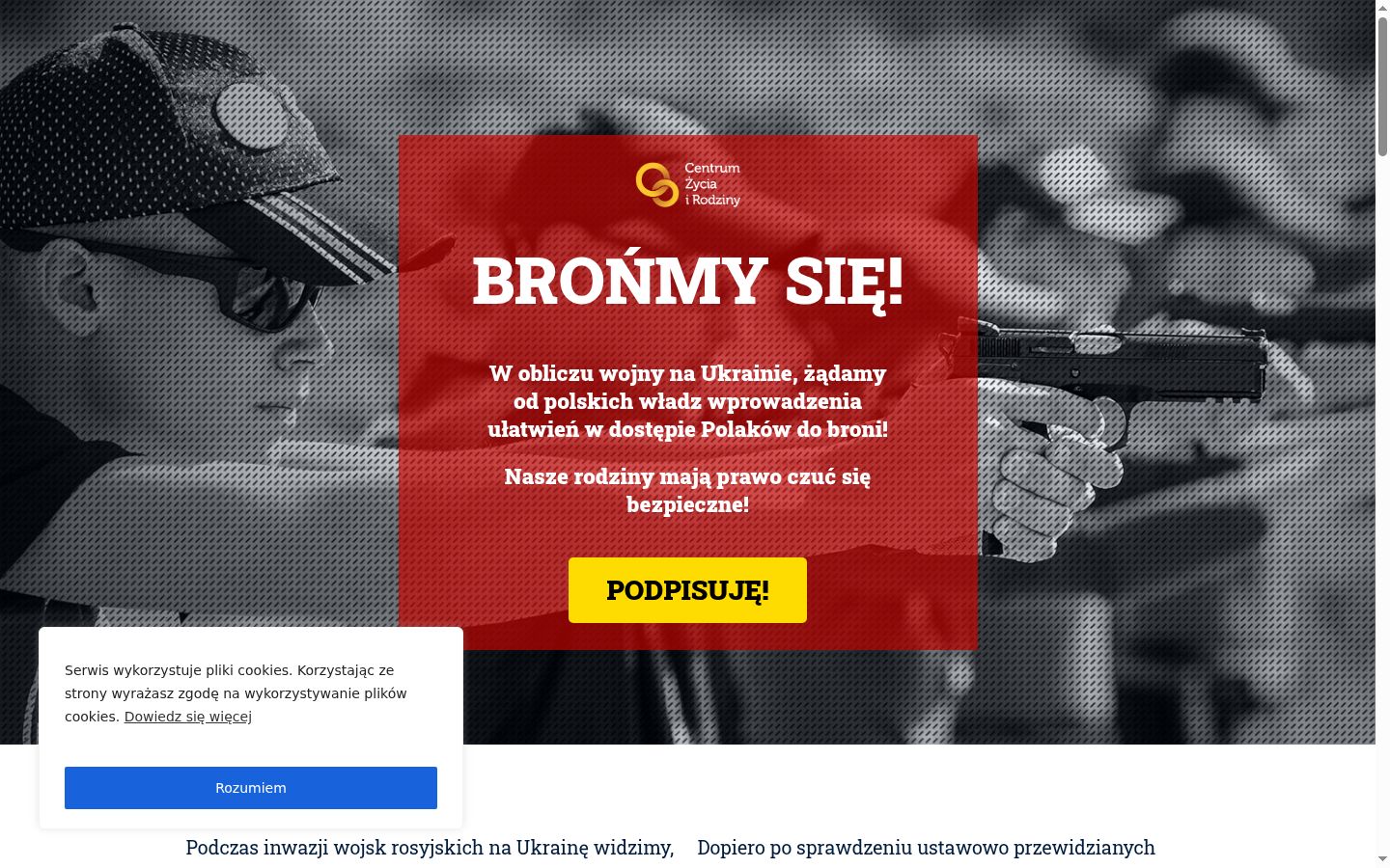 Sutikimo reklamjuostės, rodytos prieš bet kokią sąveiką, ekrano kopija