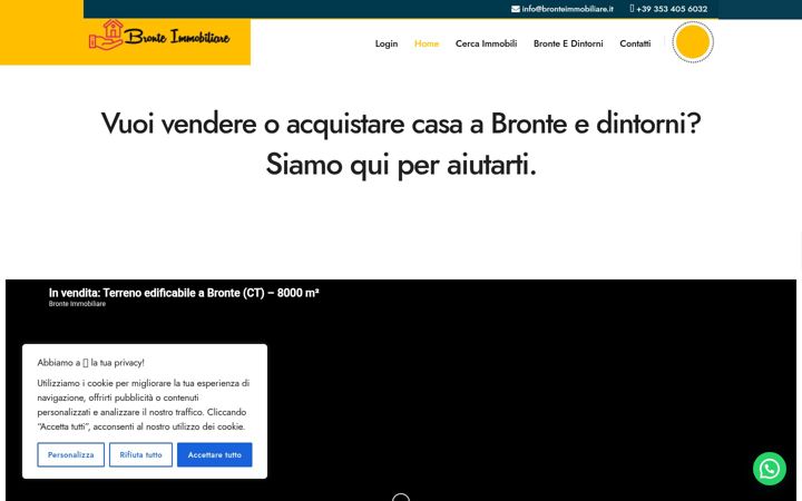 Zrzut ekranu bronteimmobiliare.it