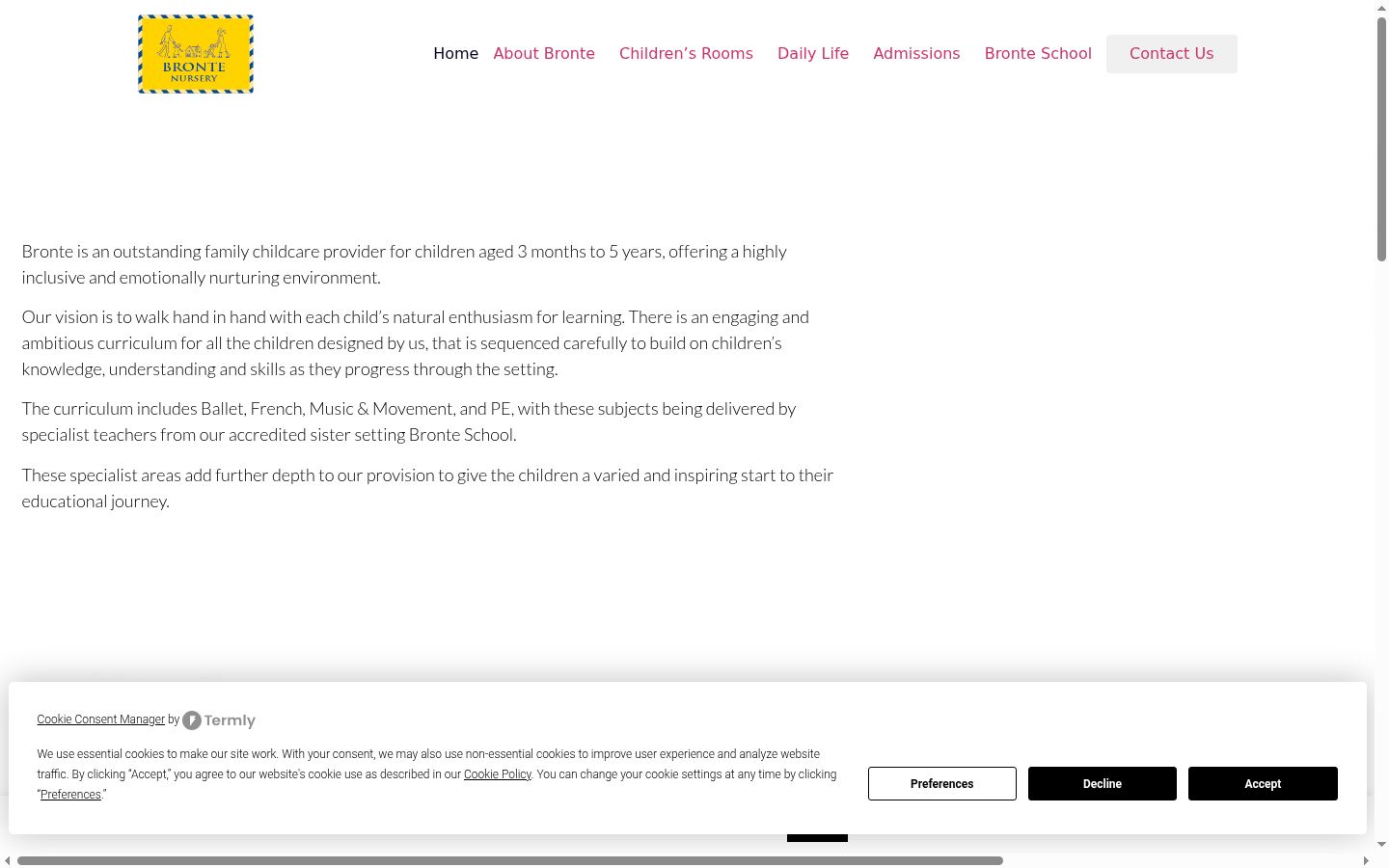 Screenshot tal-banner tal-kunsens muri qabel kwalunkwe interazzjoni