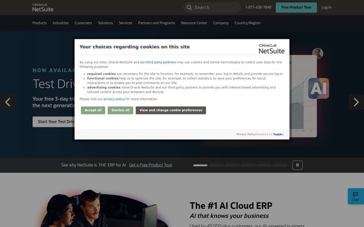 Screenshot of bronto.com