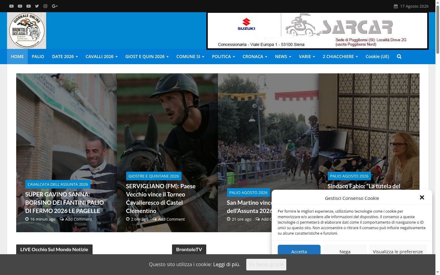 Screenshot tal-banner tal-kunsens muri qabel kwalunkwe interazzjoni