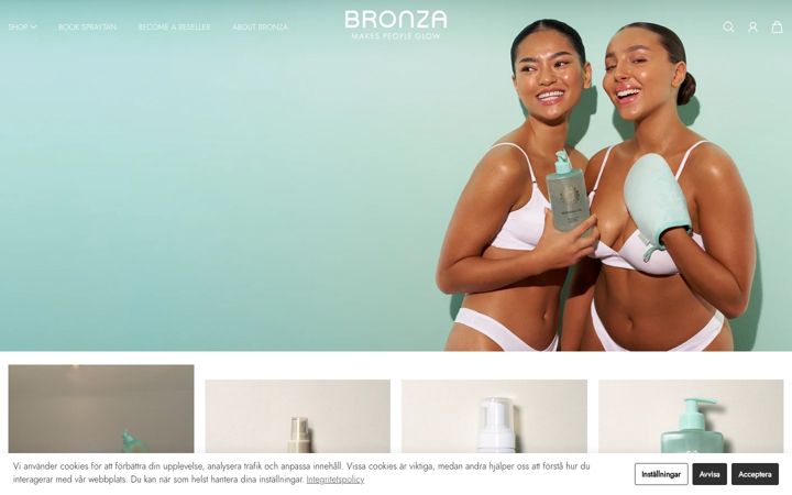 Screenshot of bronza.it