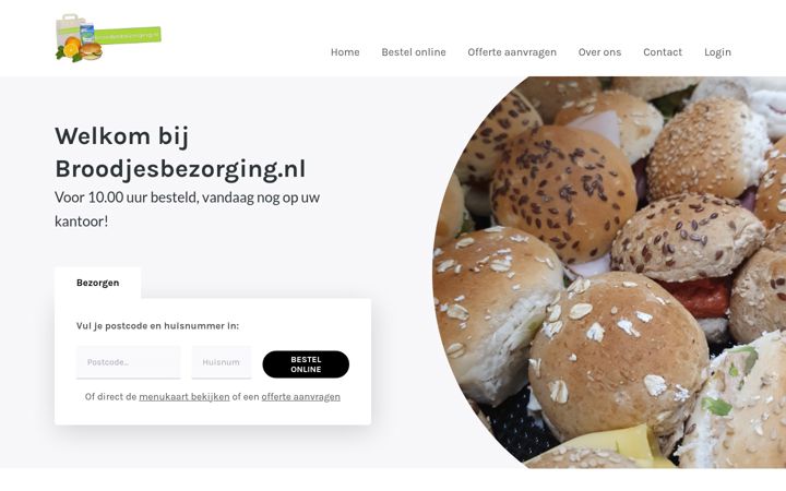 Zrzut ekranu broodjesbezorging.nl