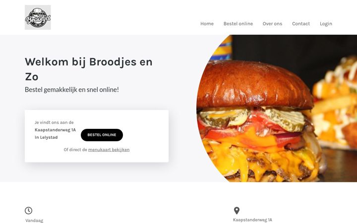 Screenshot of broodjesenzolelystad.nl