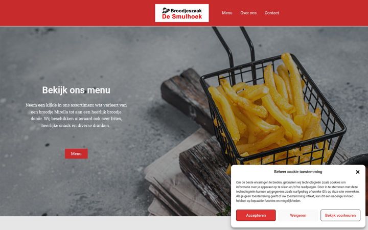 Screenshot of broodjeszaakdesmulhoek.nl