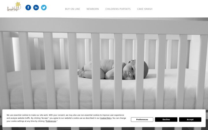 Screenshot of brookfieldphoto.com