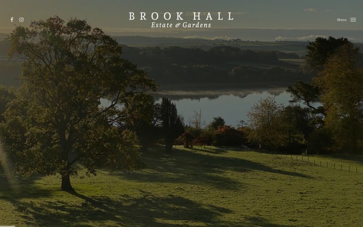 Screenshot of brookhall.co.uk