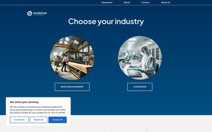 Screenshot of brookhuis.com