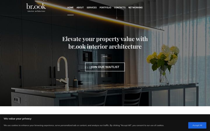 Screenshot of brookinteriorarchitecture.com