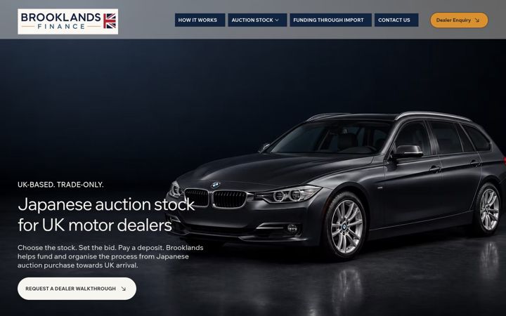 Screenshot of brooklandsfinance.co.uk