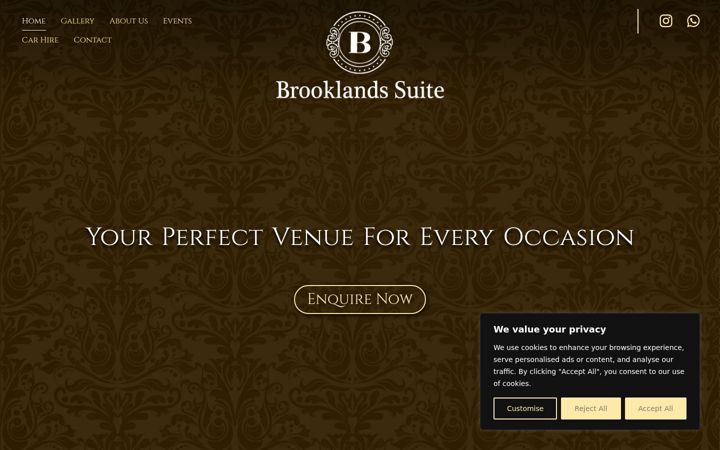 Screenshot of brooklandssuite.com