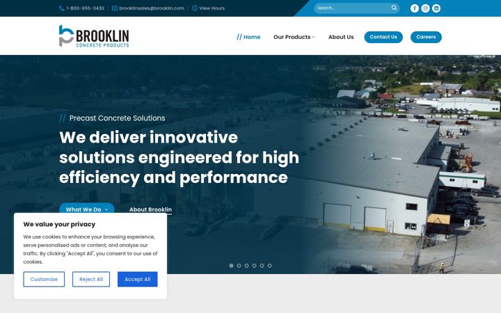 Screenshot of brooklin.com