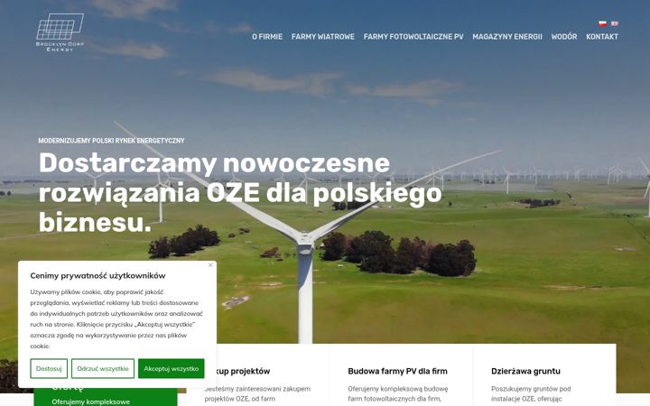 Screenshot of brooklyncorpenergy.com
