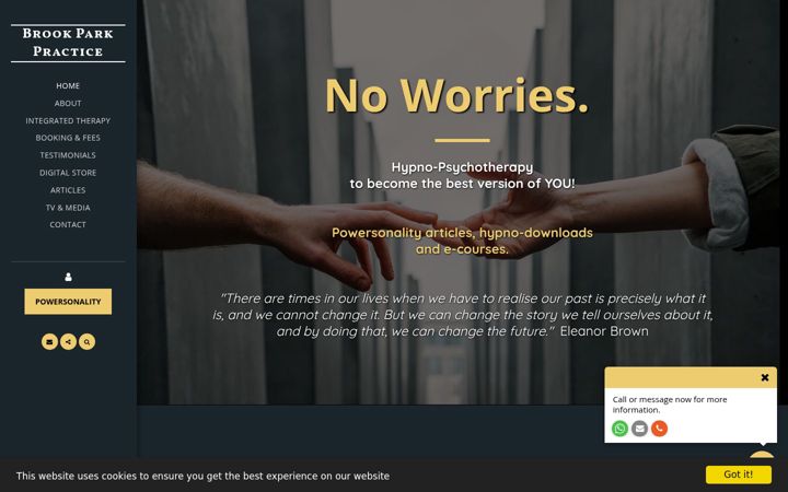 Screenshot of brookparkpractice.co.uk