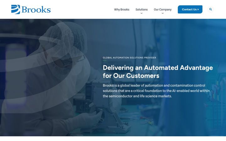 Screenshot of brooks.com