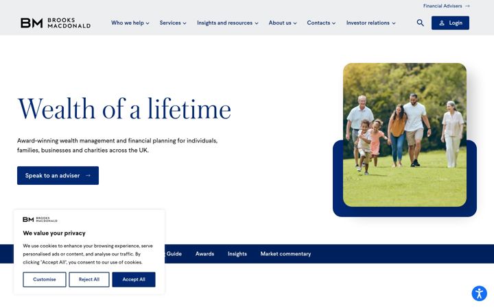 Screenshot of brooksmacdonald.com
