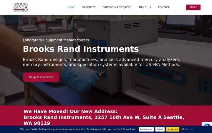 Screenshot of brooksrandinc.com