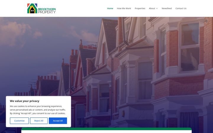 Screenshot of brookthorn.co.uk