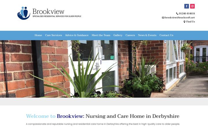 Screenshot of brookview.org.uk