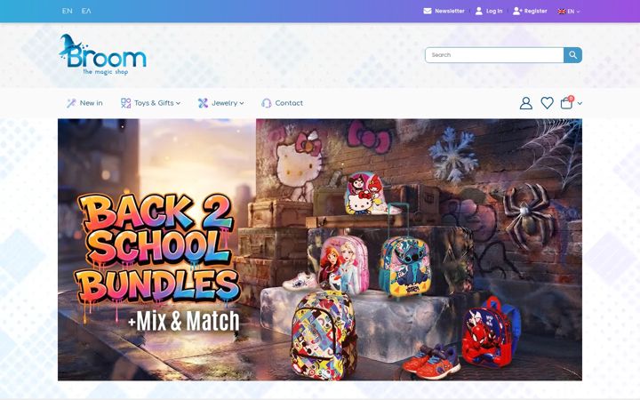 Screenshot of broom.com.cy