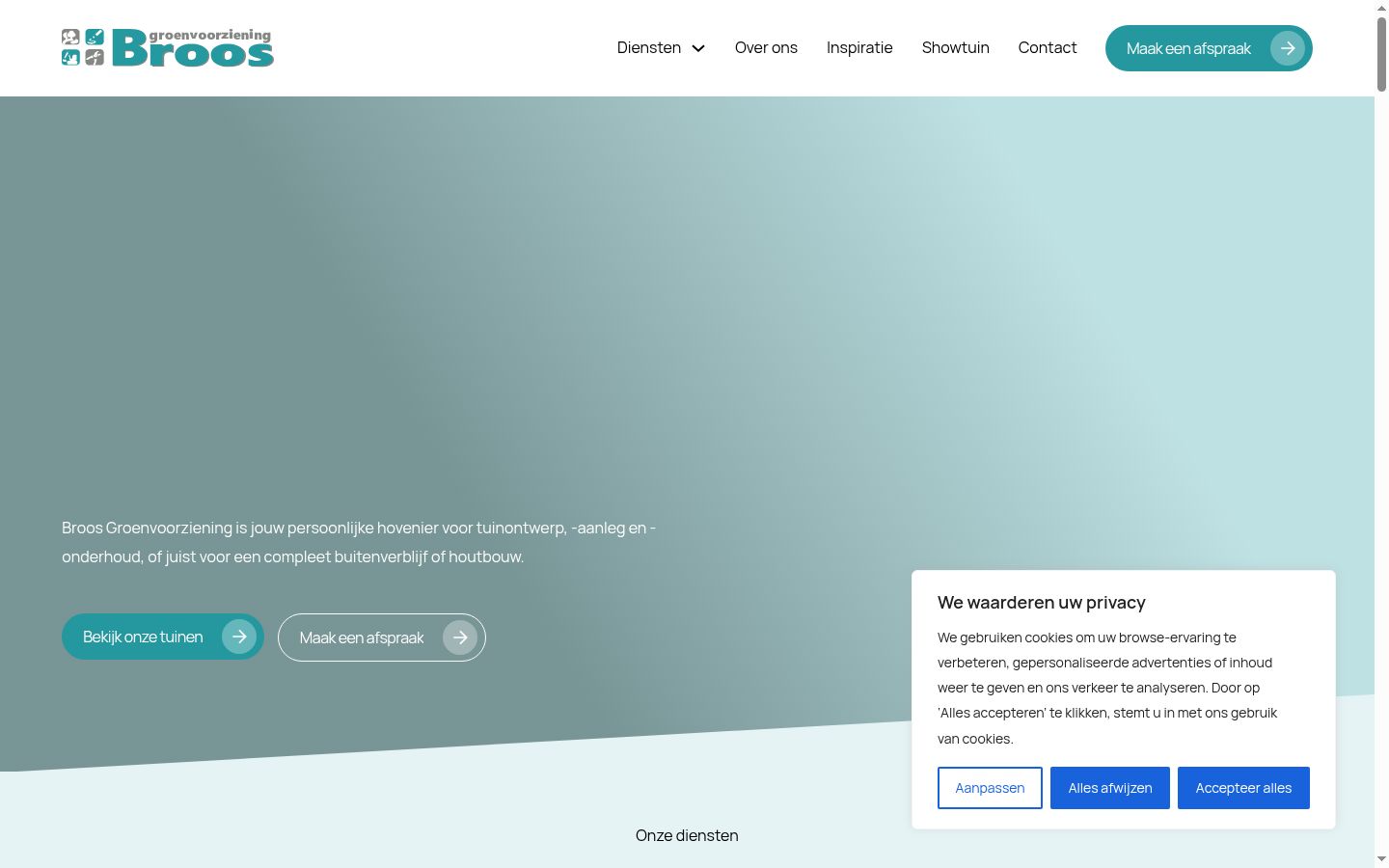 Sutikimo reklamjuostės, rodytos prieš bet kokią sąveiką, ekrano kopija