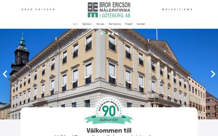 Screenshot of brorericsons.se