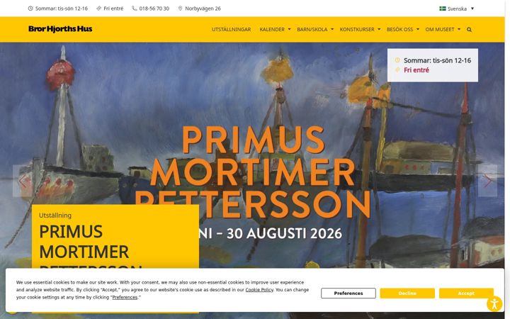 Screenshot of brorhjorthshus.se