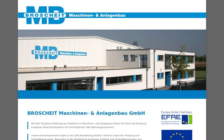 Screenshot of broscheit-maschinenbau.com