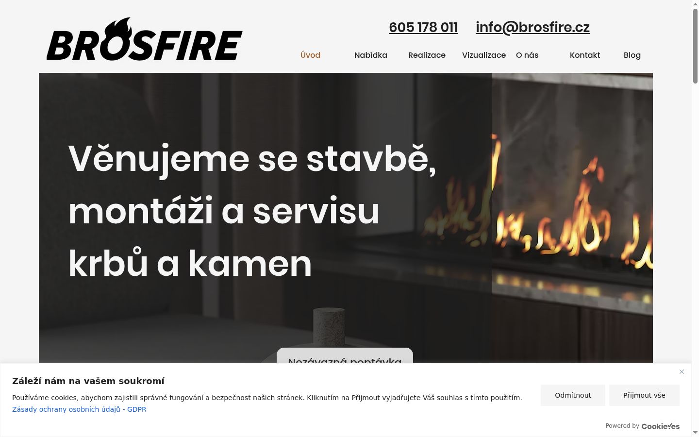 Screenshot tal-banner tal-kunsens muri qabel kwalunkwe interazzjoni