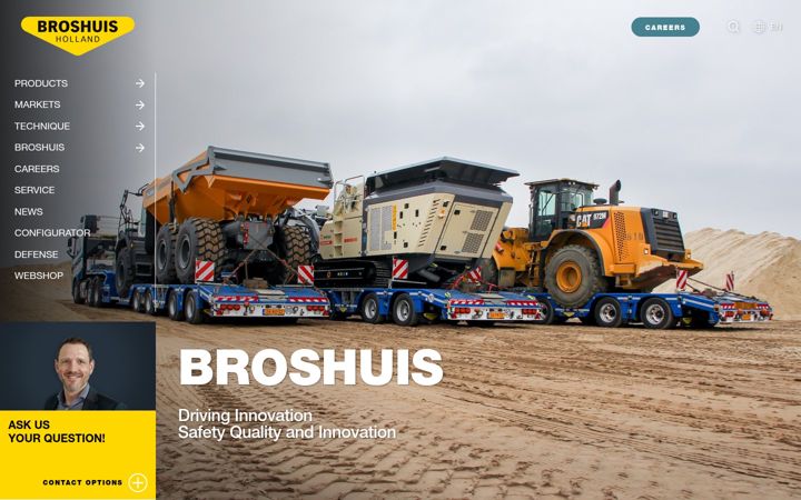 Screenshot of broshuis.com