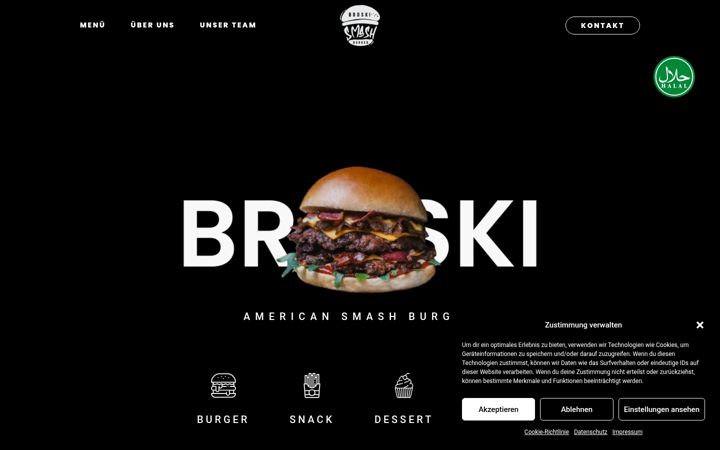 Screenshot of broskiburger.de