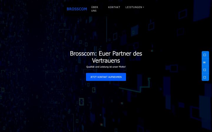 Екранна снимка на brosscom.de