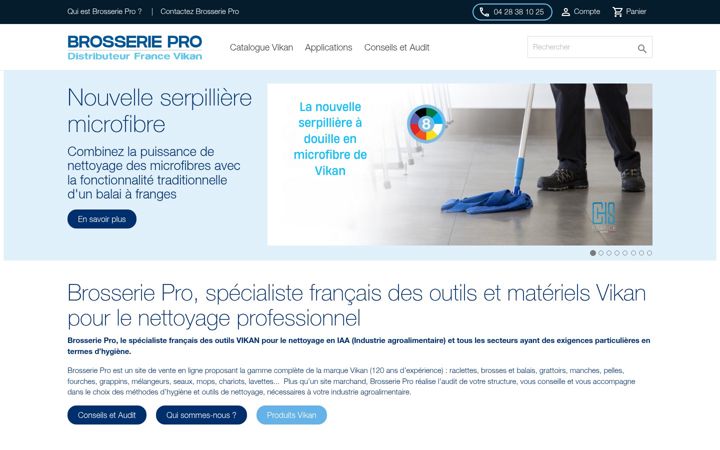 Screenshot of brosseriepro.com
