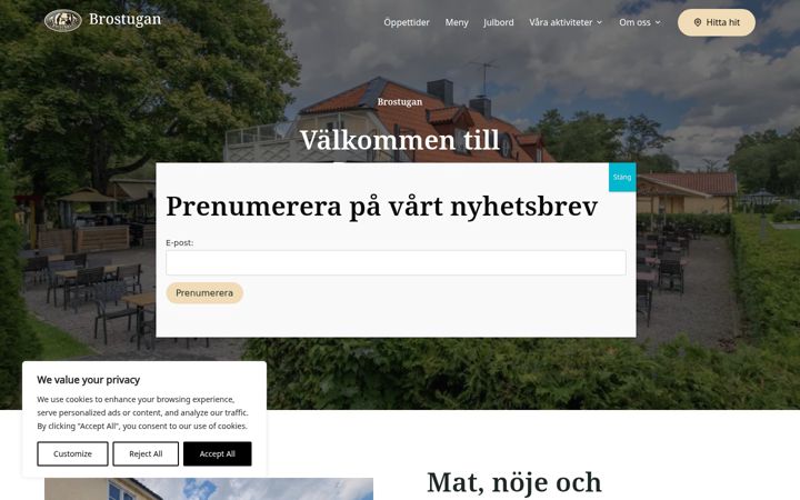 Screenshot of brostugan.se