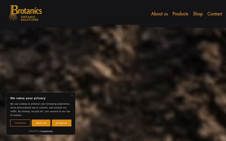 Screenshot of brotanics.com