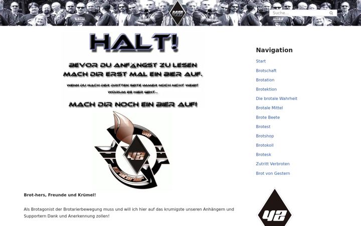 Screenshot of brotarier.de