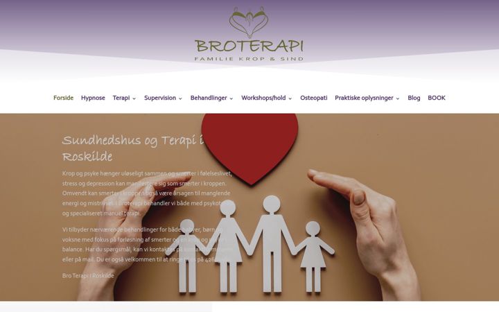 Screenshot of broterapi.dk