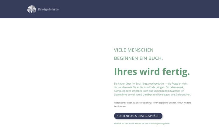 Screenshot of brotgelehrte-geistigeserbe.de