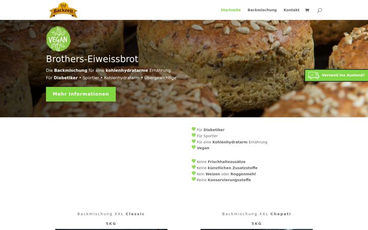 Screenshot του brothers-eiweissbrot.de