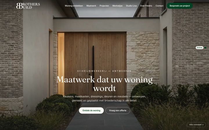 Screenshot of brothersbuild.be