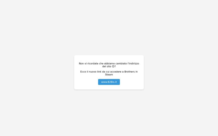 Screenshot of brothersinsteam.it