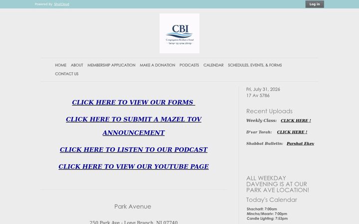 Screenshot of brothersisrael.org