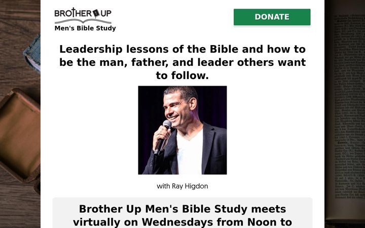 Screenshot of brotherup.com