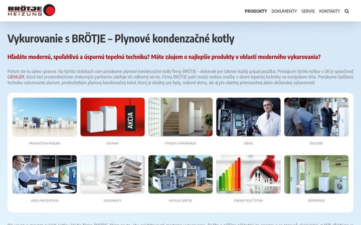 Screenshot of brotje.sk