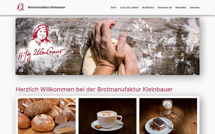 Screenshot του brotmanufaktur-kleinbauer.de