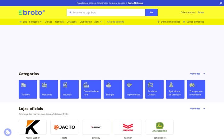 Screenshot of broto.com.br