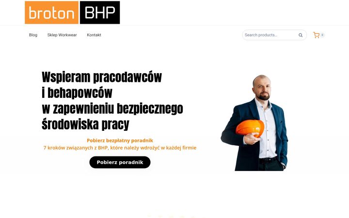 Snímek obrazovky brotonbhp.pl