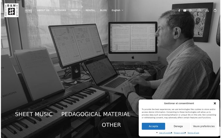 Screenshot of brotonsmercadal.com